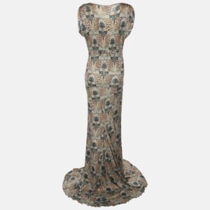Class by Roberto Cavalli Multicolor Printed Jersery Dress M