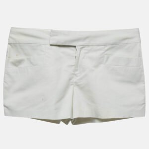 Club Monaco White Cotton Shorts S