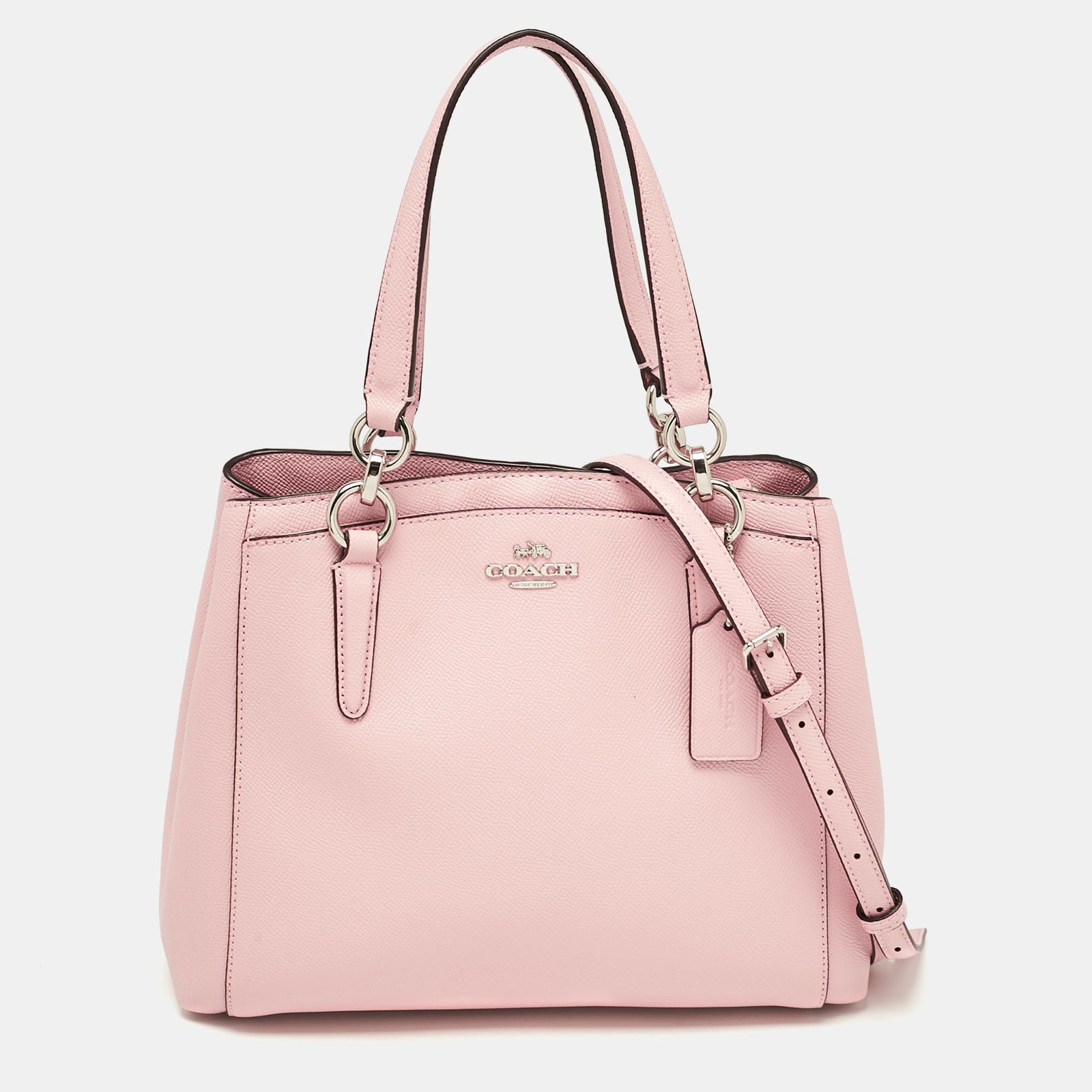 Coach Pink Leather Minetta Tote