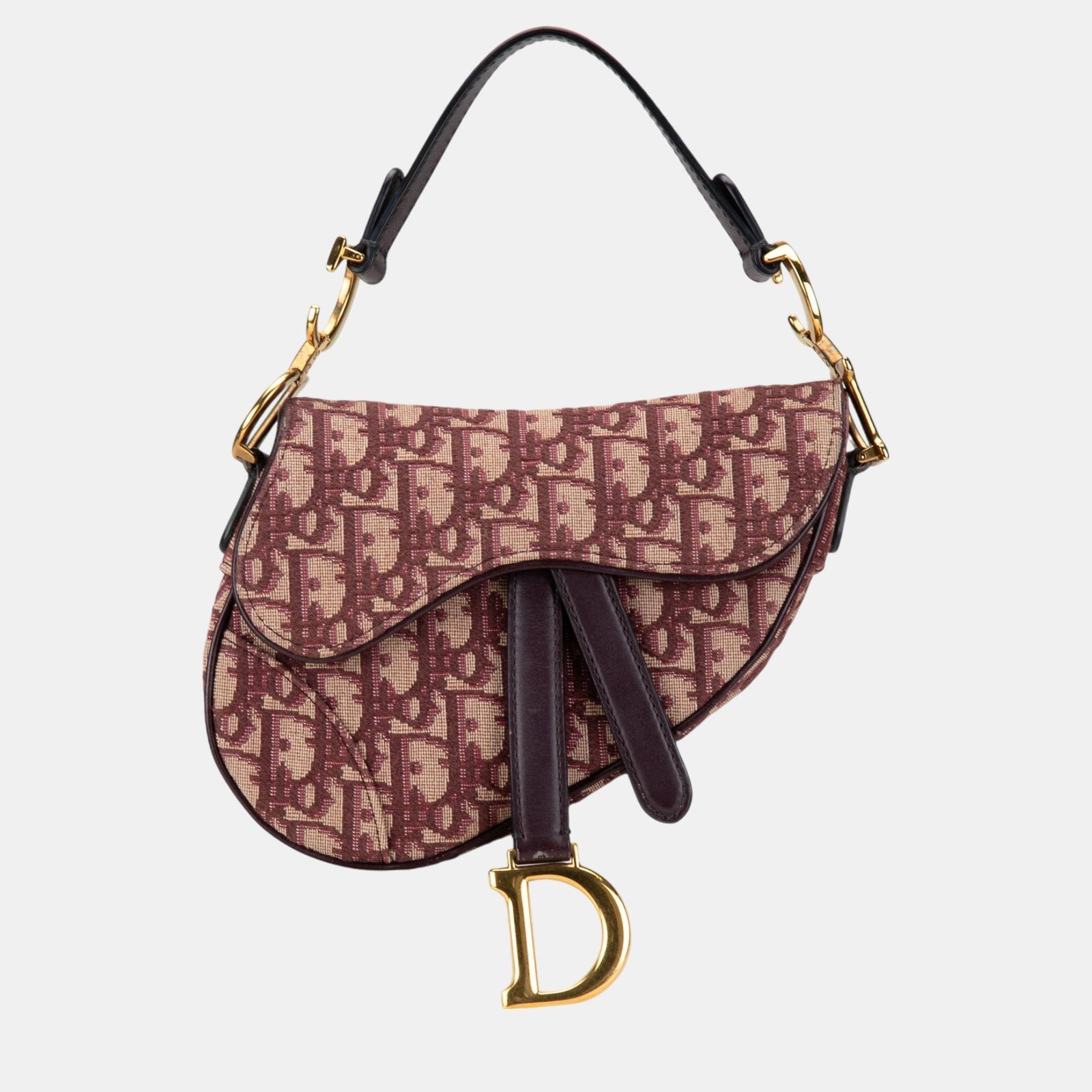 Dior Red Mini Oblique Saddle