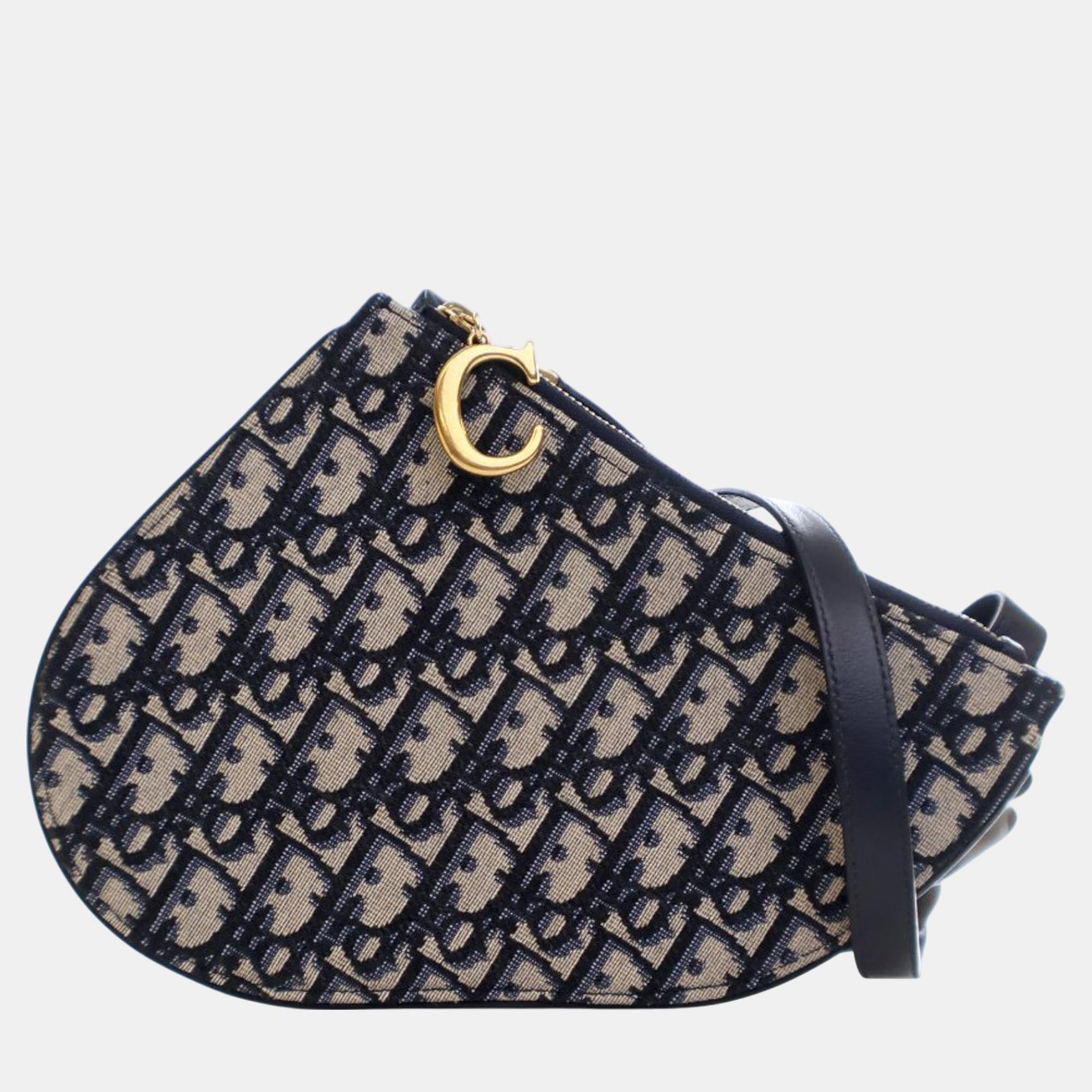 Dior Oblique Saddle Triple Zip Crossbody Bag