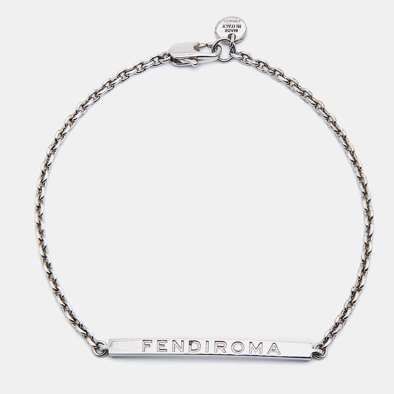 Fendi Fendiroma Silver Tone Bracelet