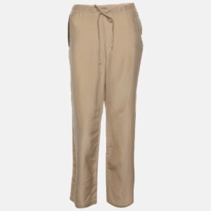 Fendi Beige Silk Trouser M