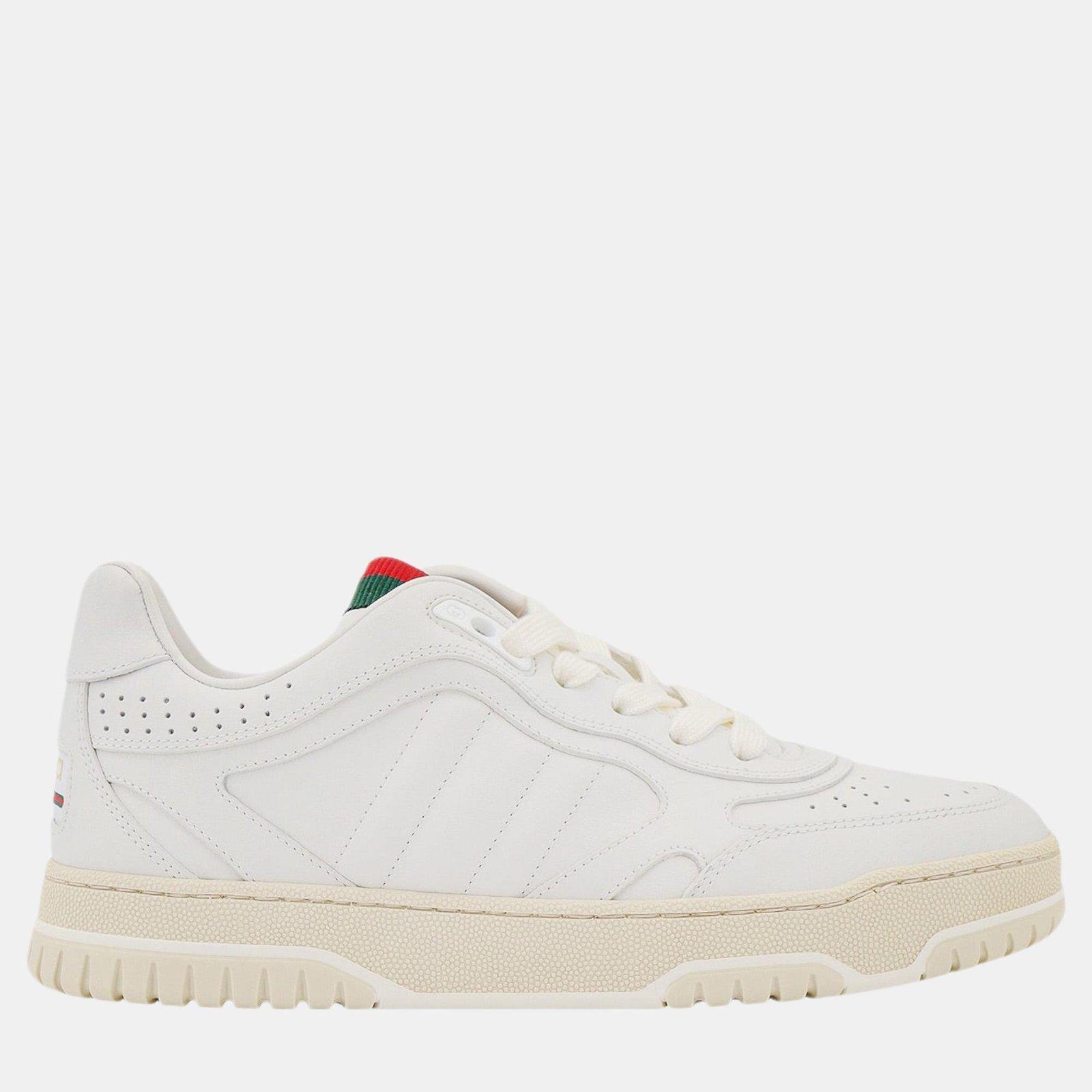 Gucci White Re-Web Sneakers 36