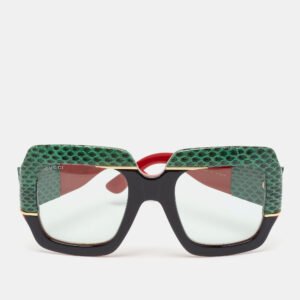 Gucci Multicolor Snakeskin GG0484S Square Sunglasses