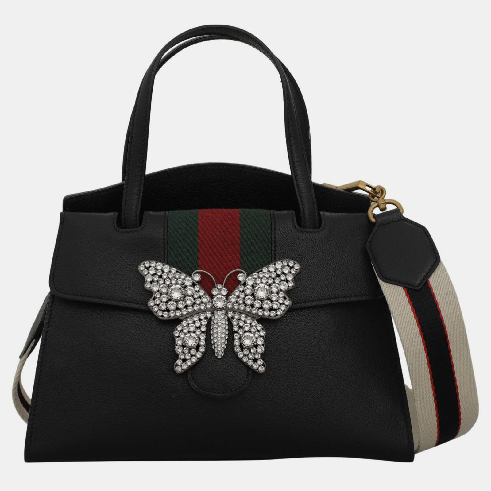 Gucci Linea Totem Embellished Butterfly Bag