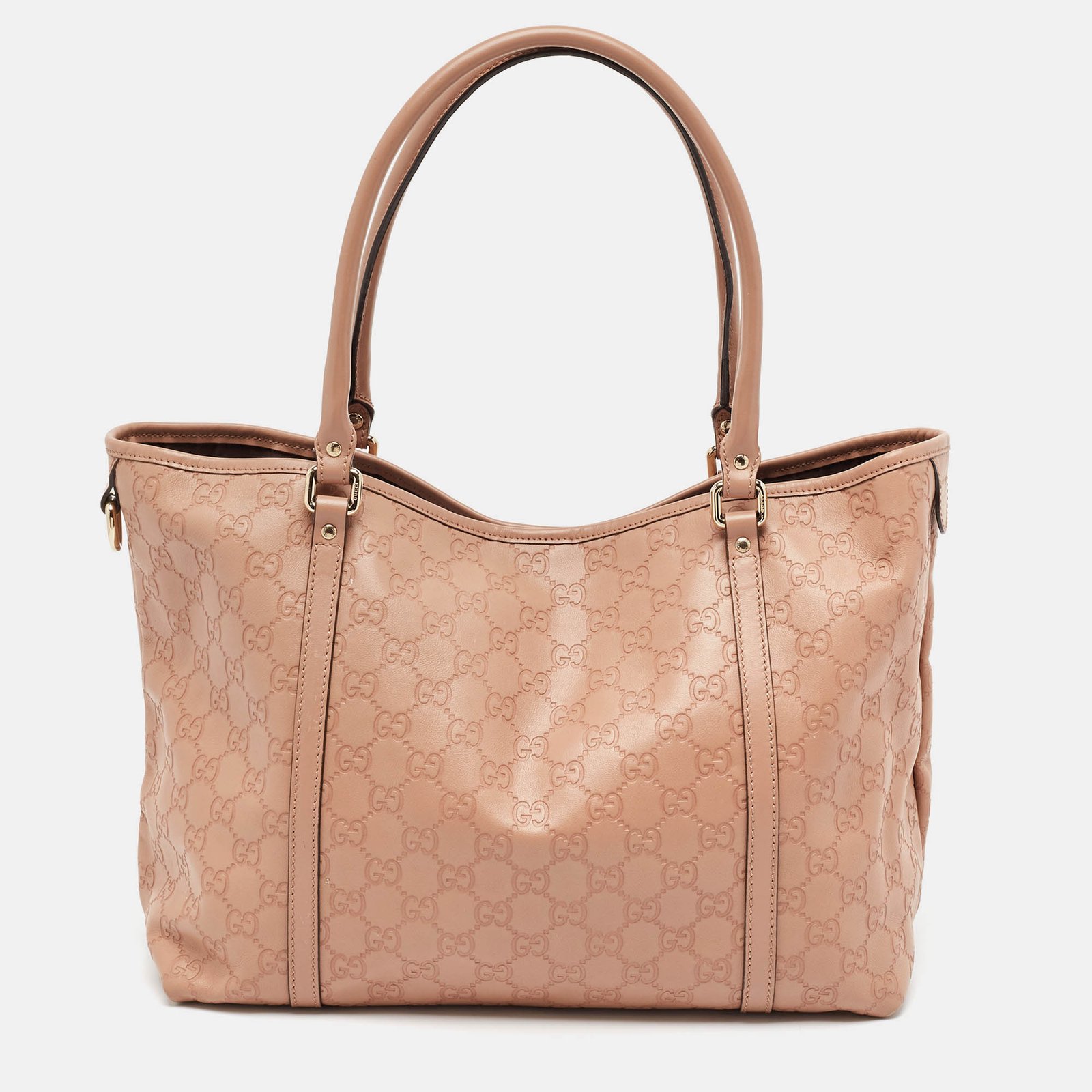 Gucci Beige Guccissima Leather Joy Shopper Tote