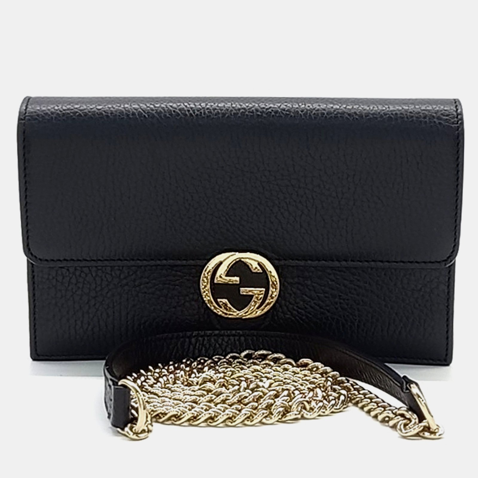 Gucci Interlocking Chain Crossbody Bag