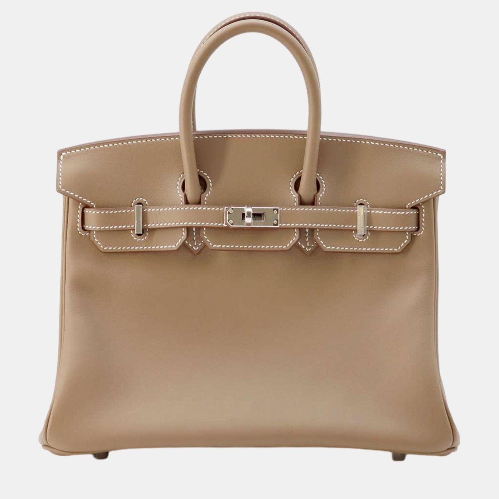 Hermes Birkin Etoupe Swift Leather Size 25