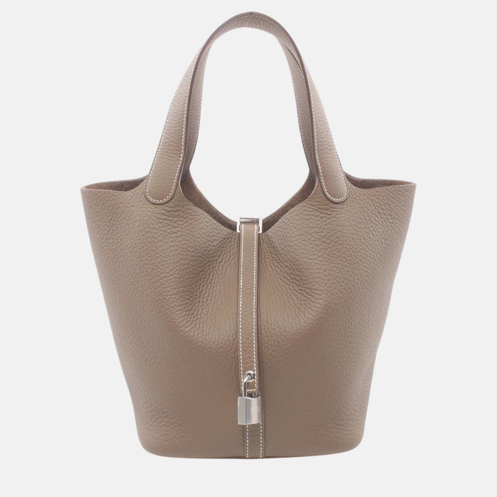Hermes Picotin Lock MM Handbag Brown