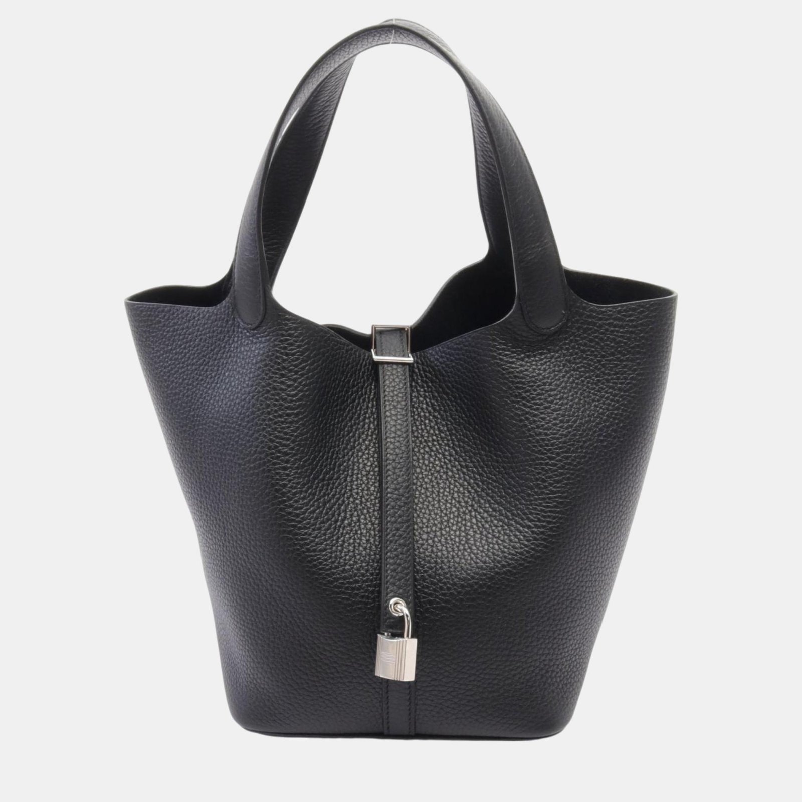 Hermes Picotin Lock PM Handbag Black Leather