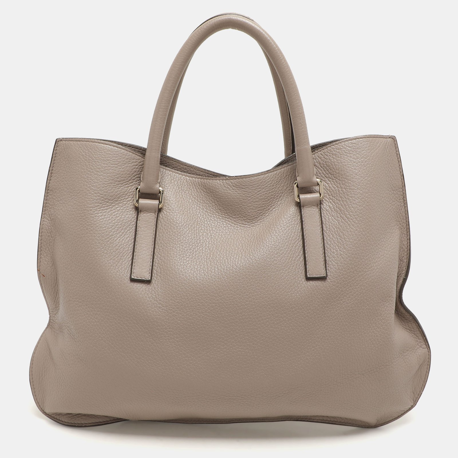 Jil Sander Beige Leather Tote