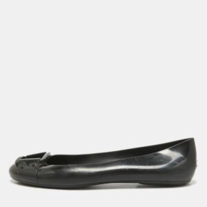 Jimmy Choo Black Rubber Ballet Flats Size 40