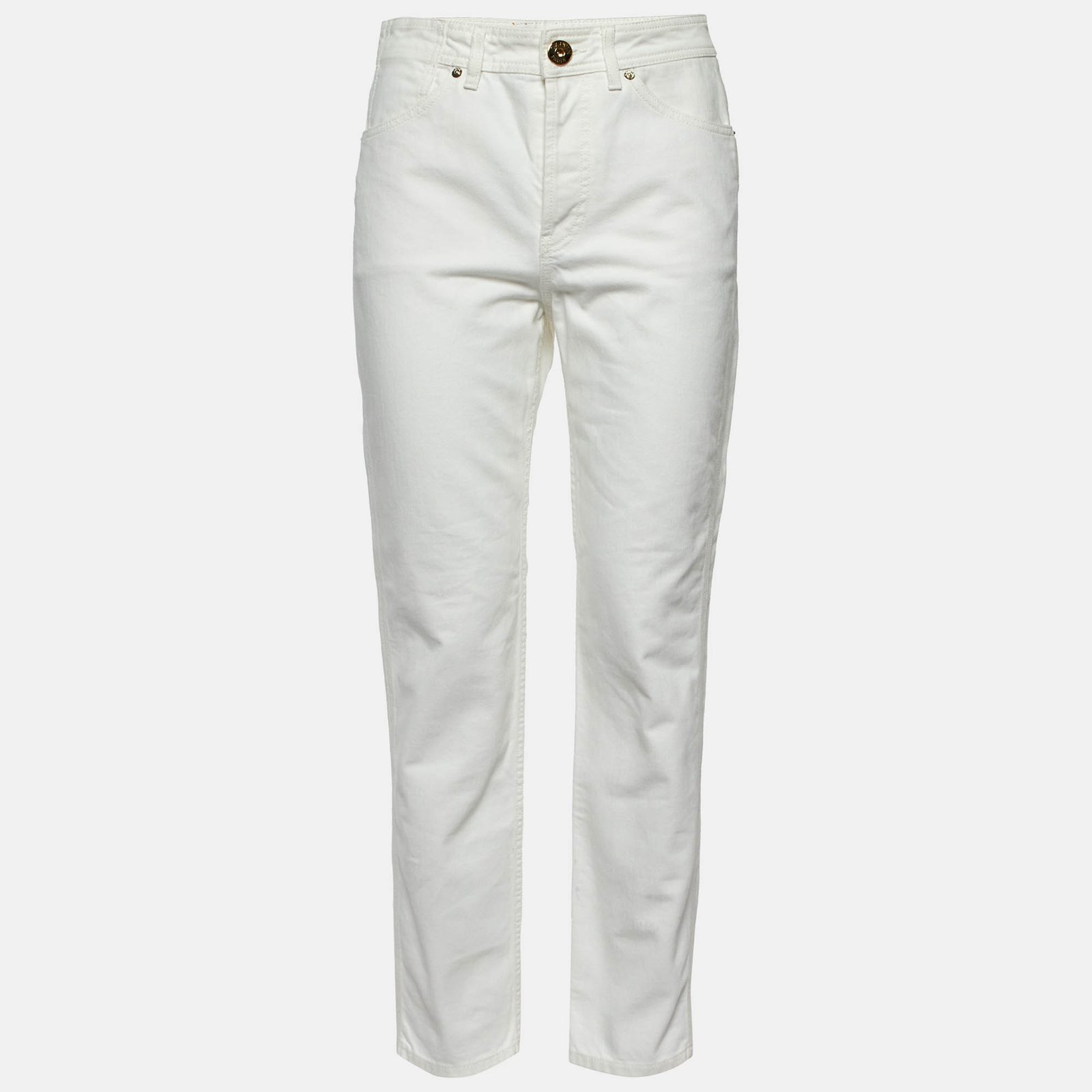 Lanvin White Denim Jeans M Waist 28"