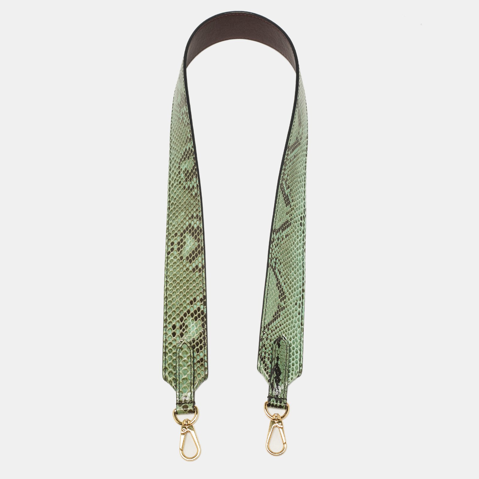 Louis Vuitton Green Python Bandoulière Shoulder Bag Strap