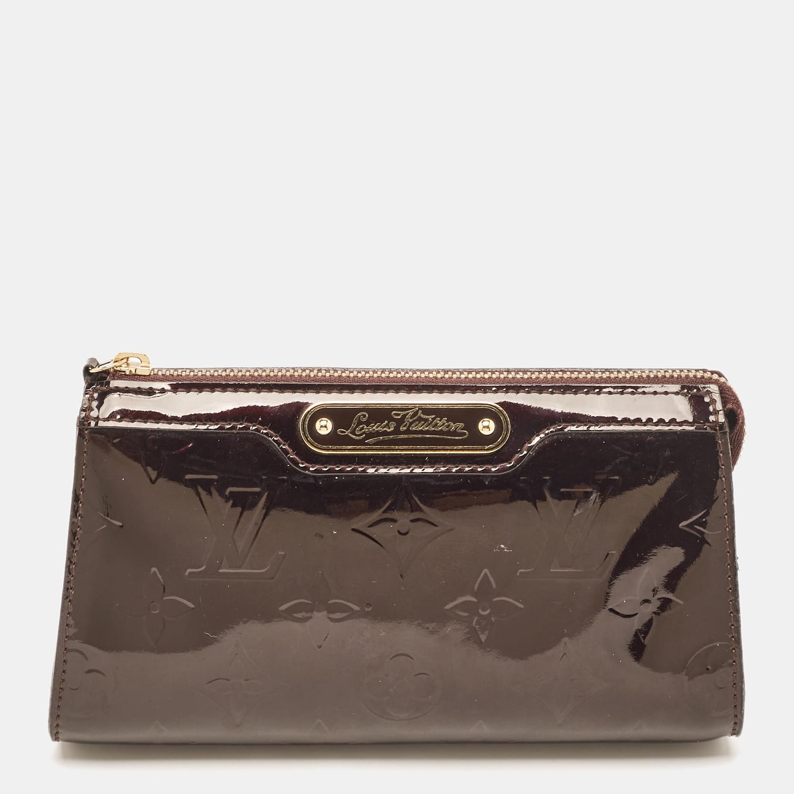 Louis Vuitton Amarante Monogram Vernis Trousse Cosmetic Pouch