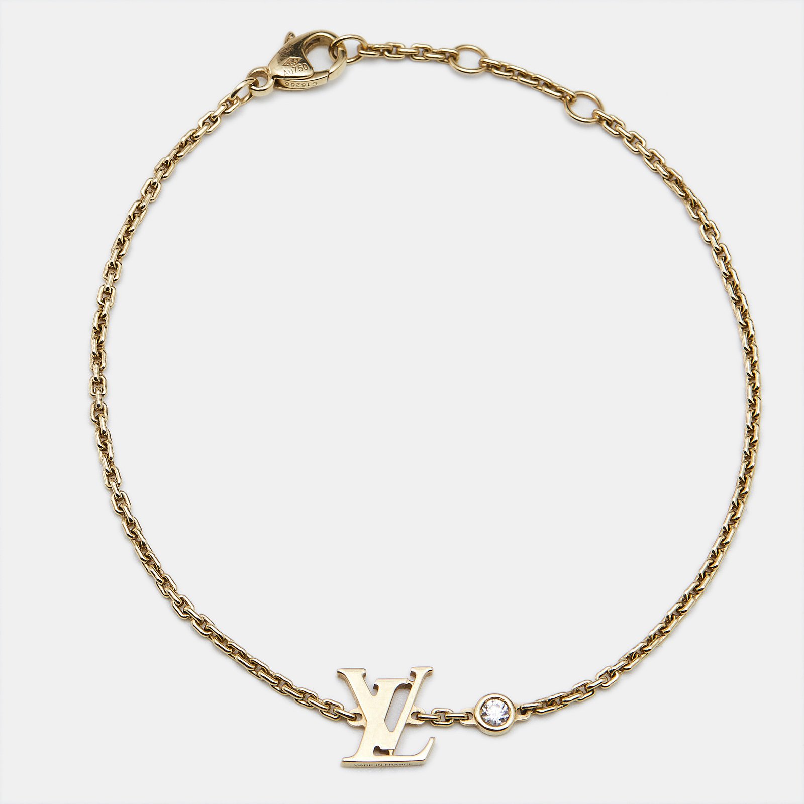 Louis Vuitton Idylle Blossom Diamond 18k Yellow Gold Bracelet