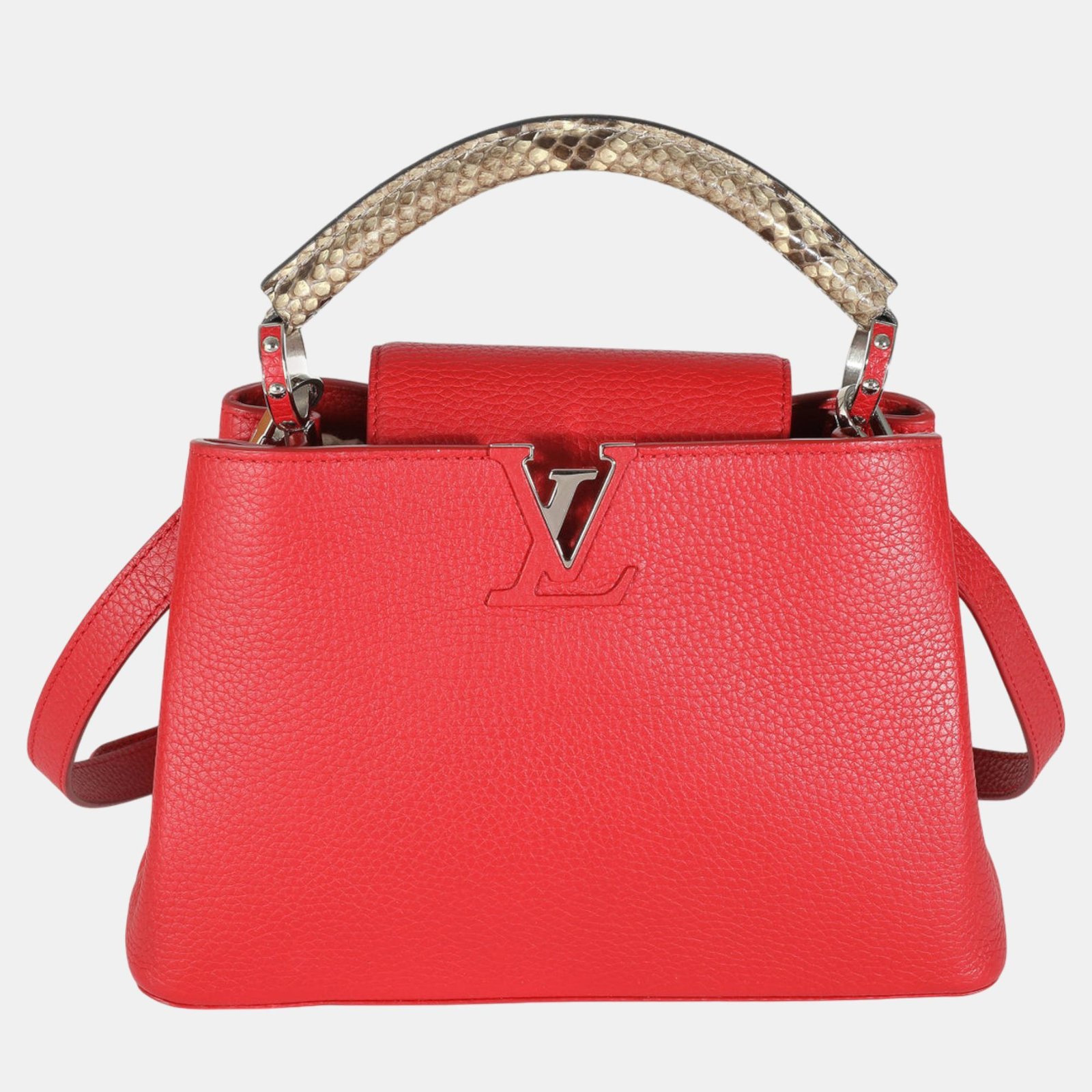 Louis Vuitton Rubis Taurillon Python Capucines BB bag
