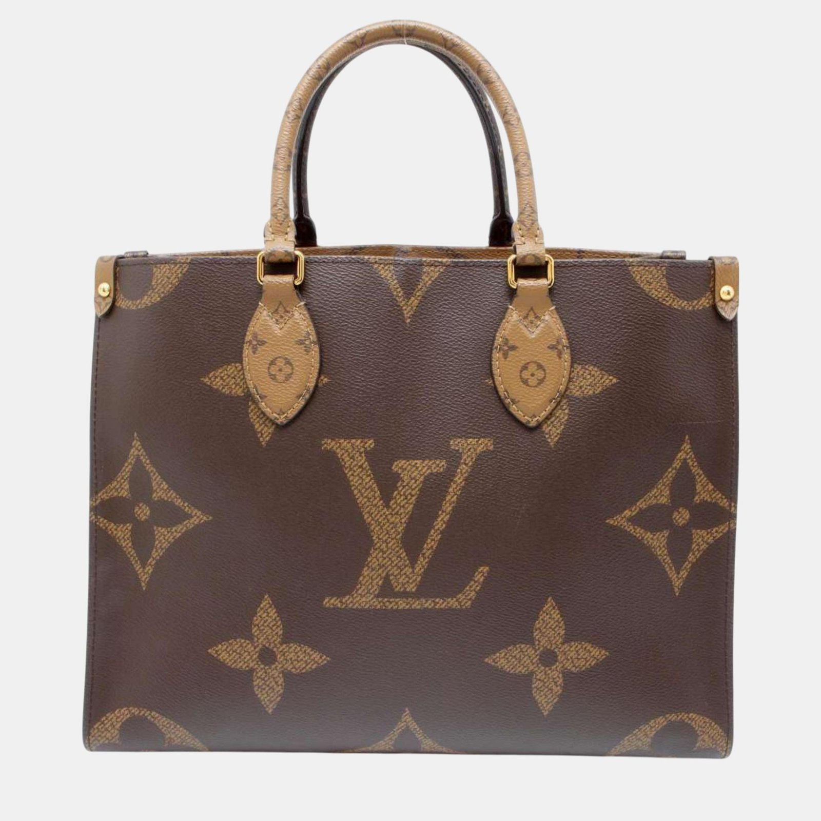 Louis Vuitton Tote Bag Monogram Reverse Giant On-the-Go MM