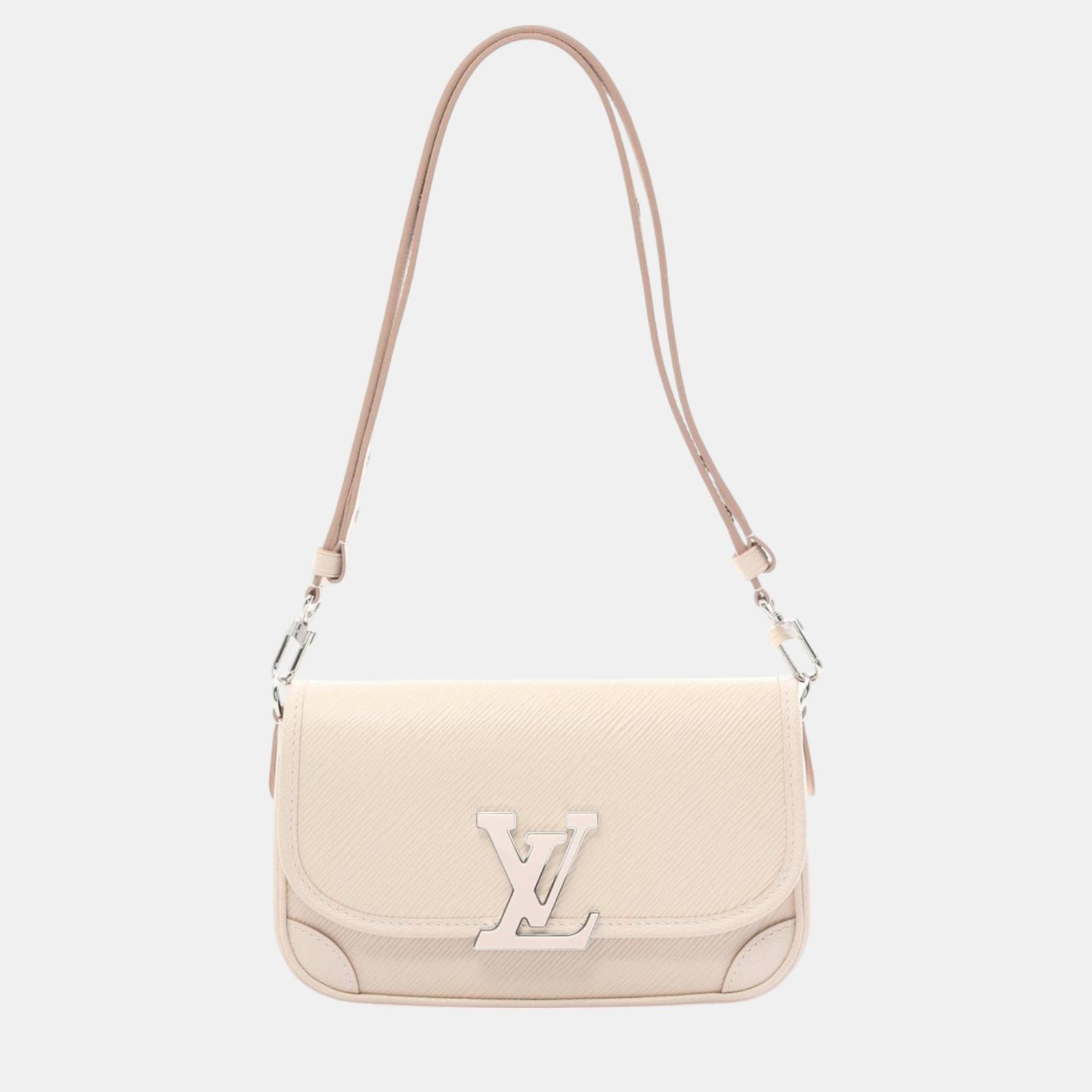 Louis Vuitton Leather Ivory Bussi NM Epi Quartz Shoulder Bag
