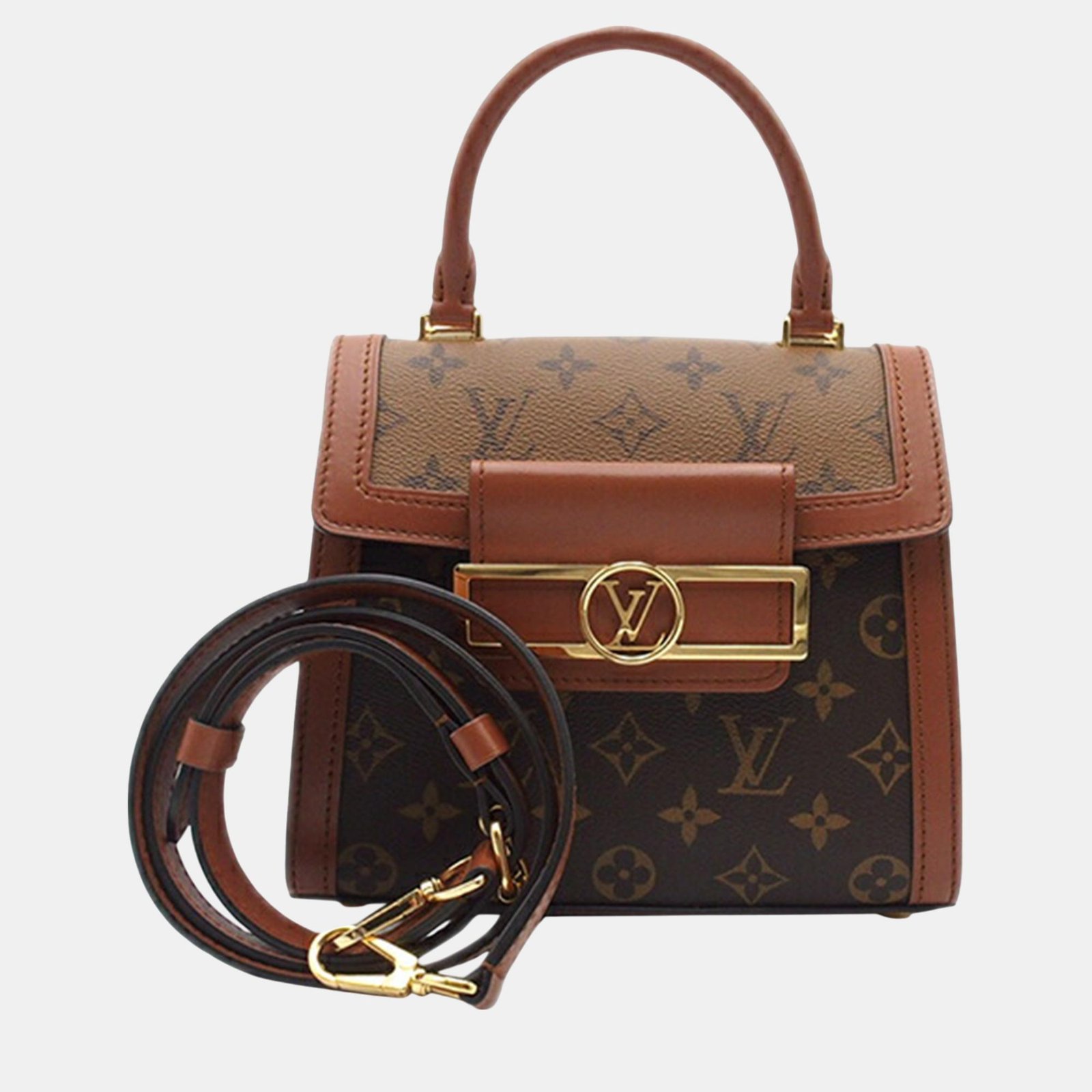 Louis Vuitton Monogram Reverse Dauphine Capital Bag