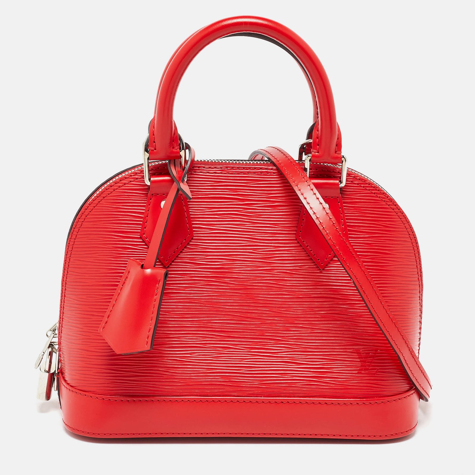 Louis Vuitton Coquelicot Epi Leather Alma BB Bag