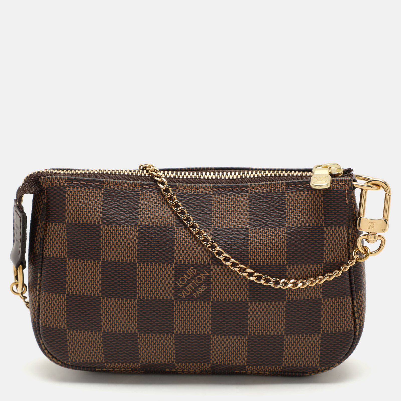 Louis Vuitton Damier Ebene Canvas Mini Pochette Accessoires