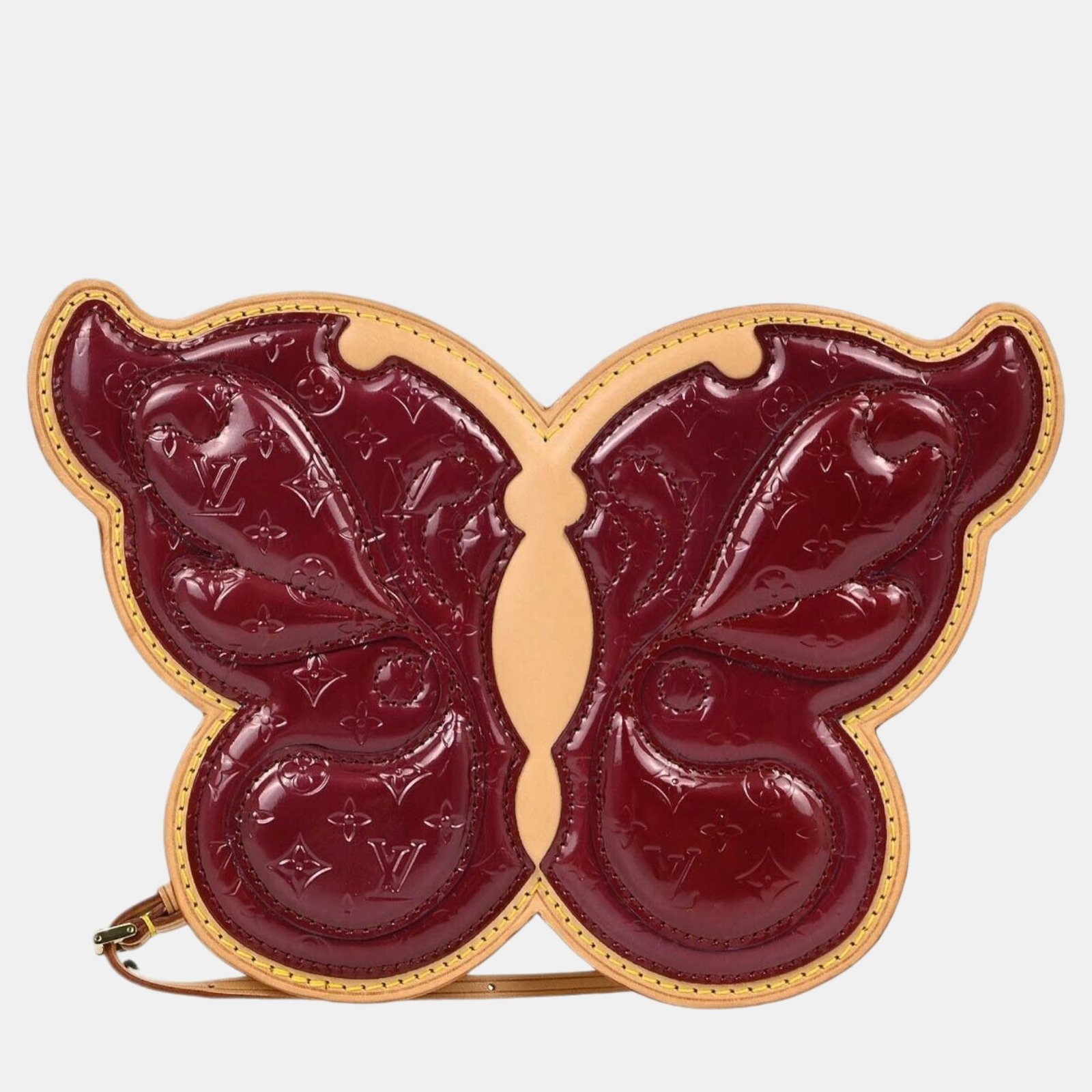 Louis Vuitton Purple Monogram Vernis Pochette Butterfly bag