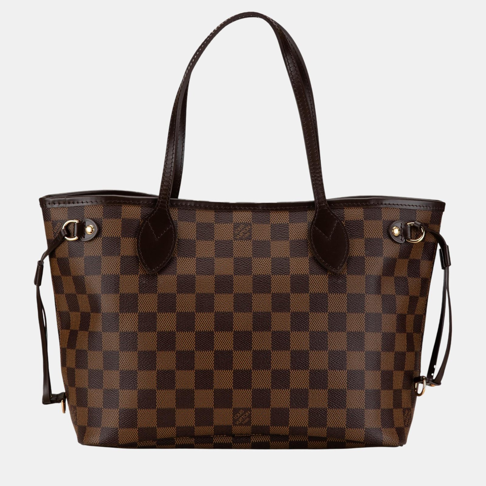 Louis Vuitton Beige/Brown  Damier Ebene Neverfull PM