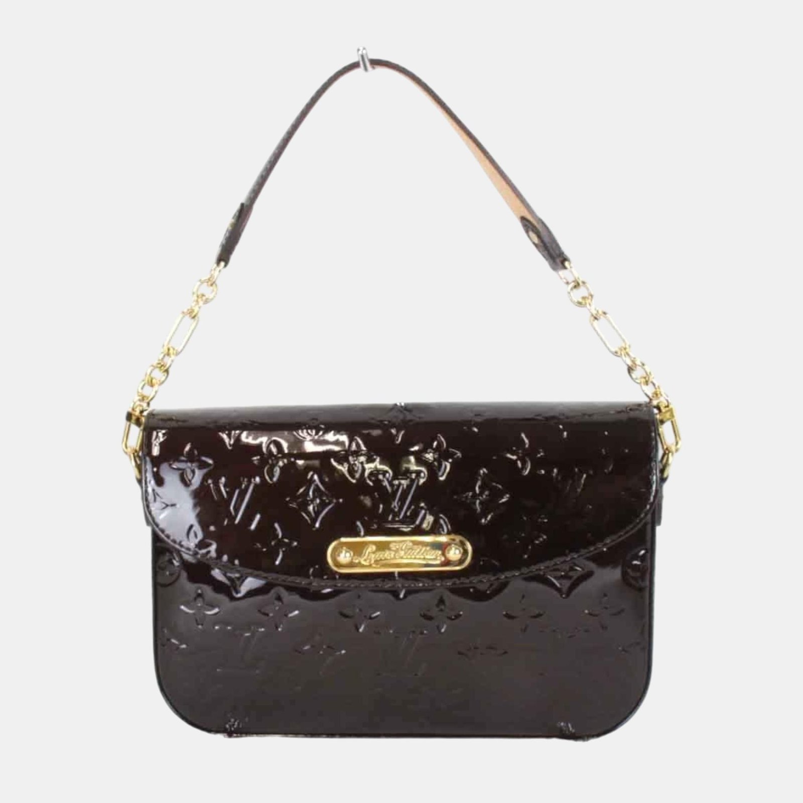 Louis Vuitton Monogram Vernis Amarante Rodeo Drive Handbag