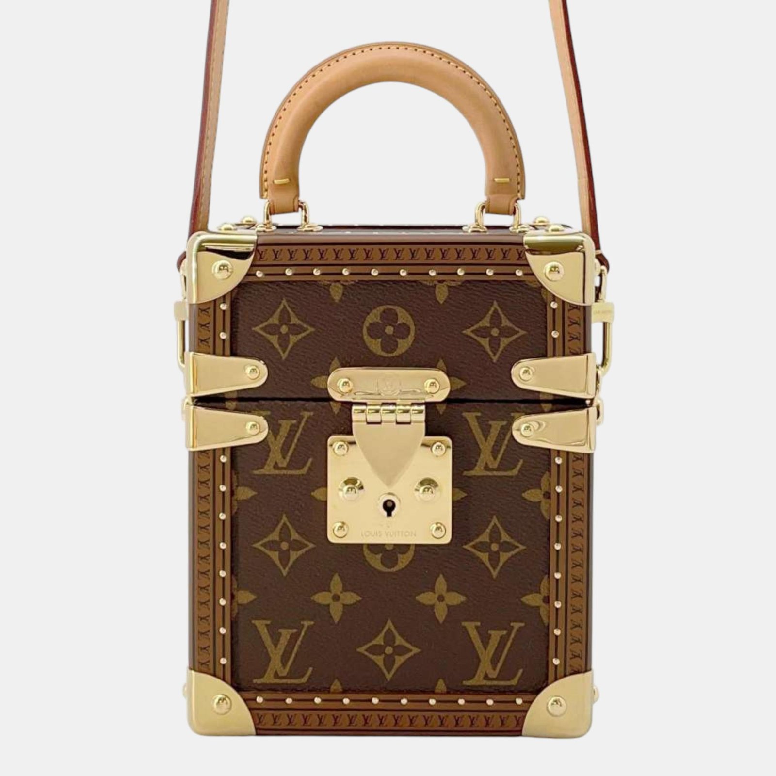 Louis Vuitton Beige Monogram Camera Box Bag