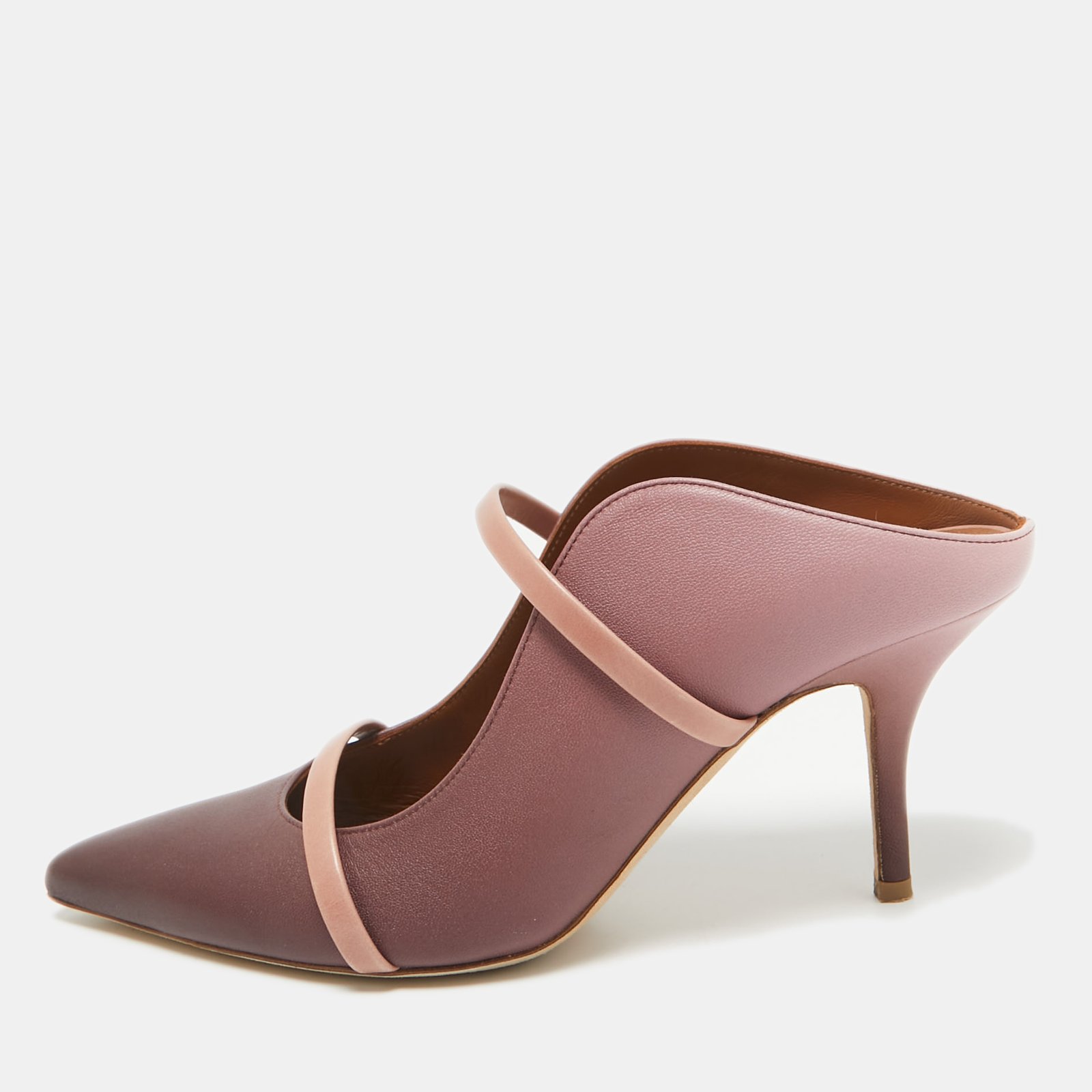 Malone Souliers Beige Leather Maureen Pumps Size 38.5