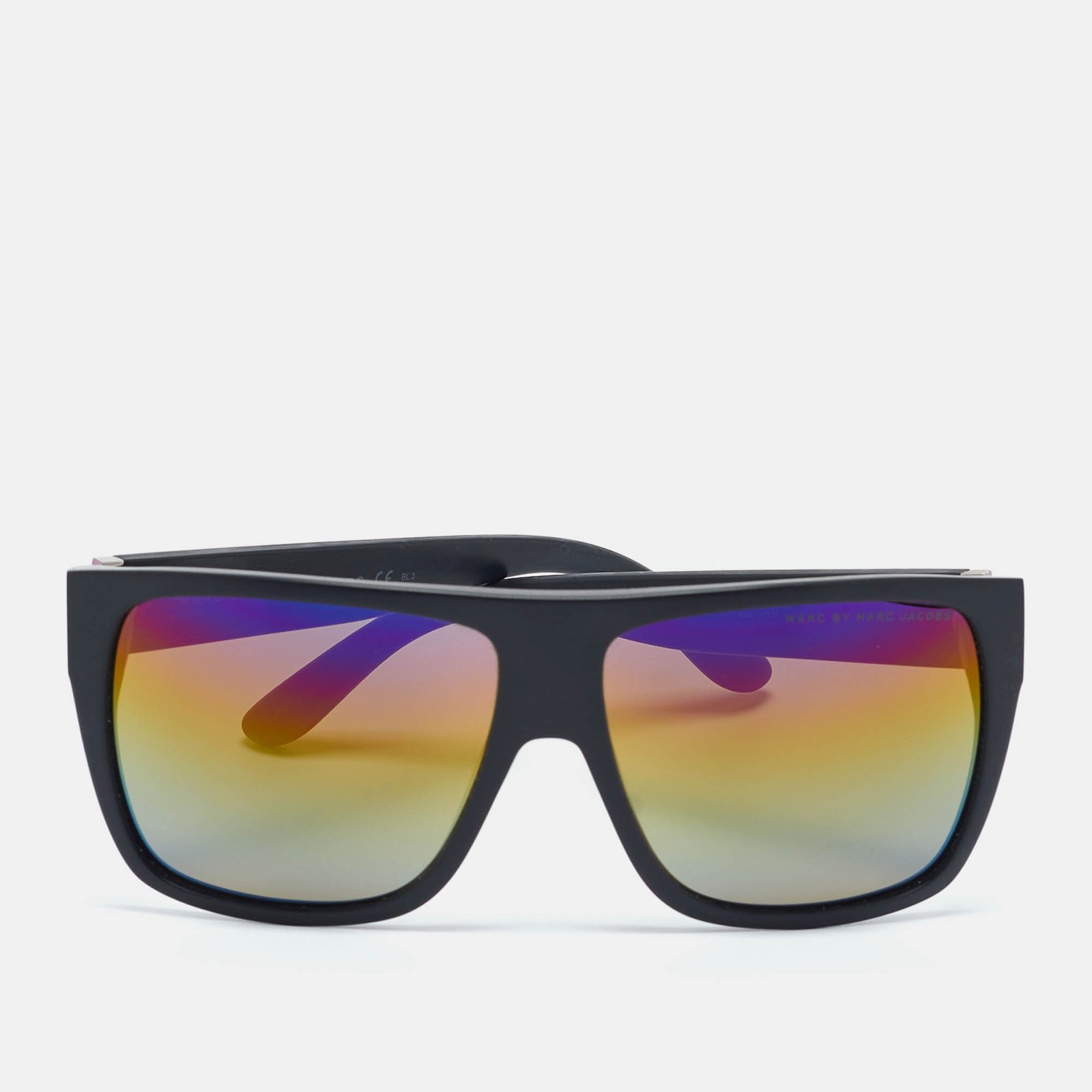 Marc by Marc Jacobs Black Mirrored MMJ 287 Frame Square Sunglasses