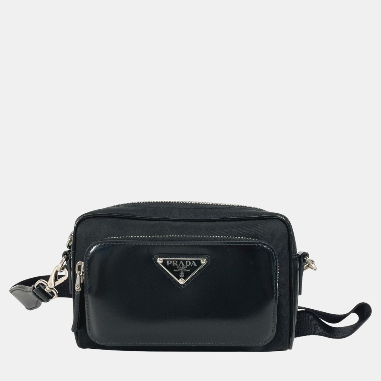 Prada Black Pochette Crossbody Bag