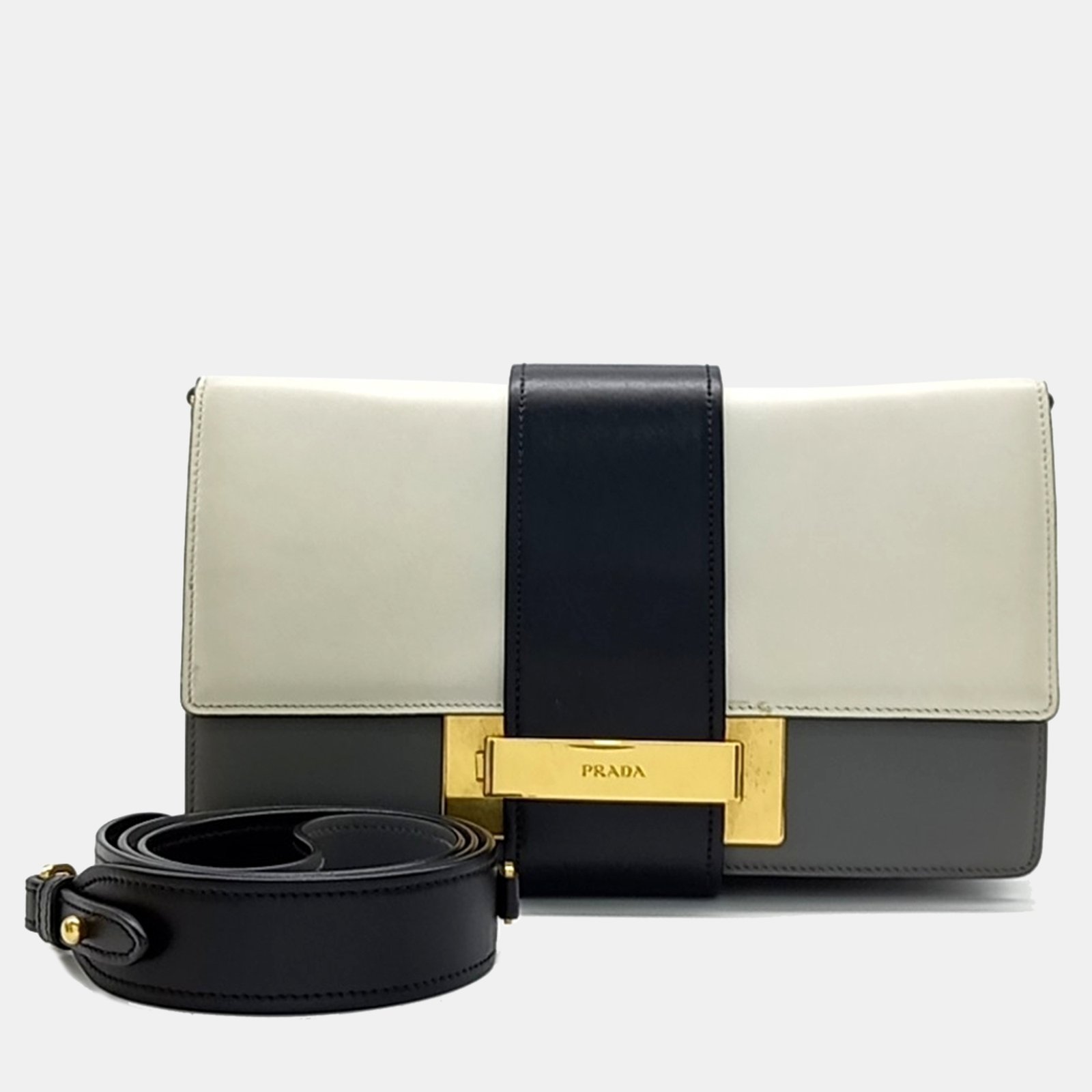 Prada City Calf Shoulder Bag