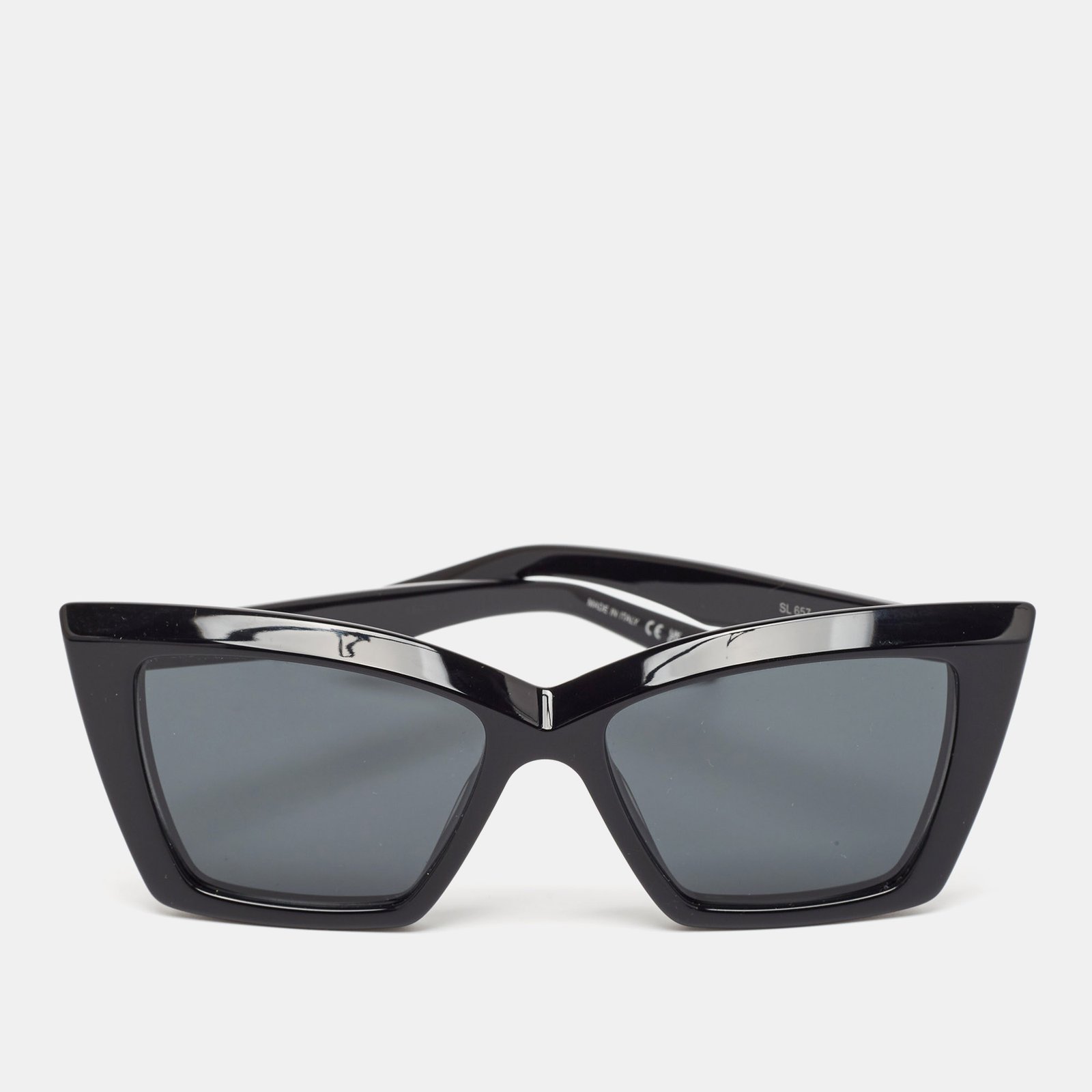 Saint Laurent Black SL 657 Cat Eye Sunglasses