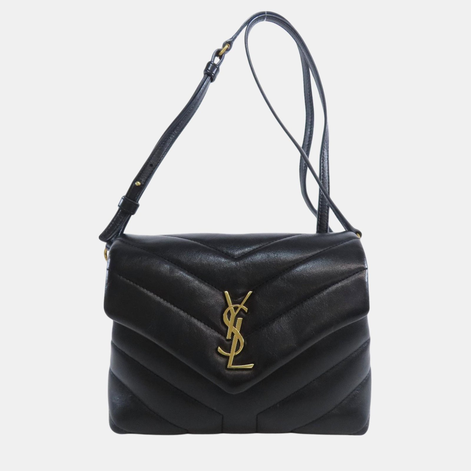Saint Laurent Leather Lulu Toy Bag