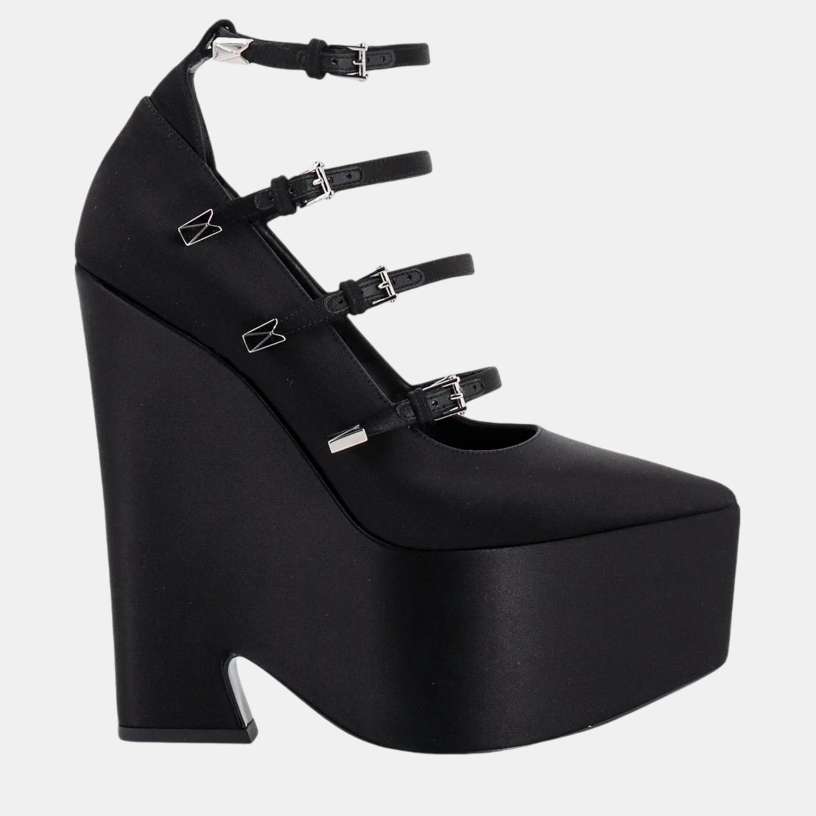Versace Black Tempest Pumps 38