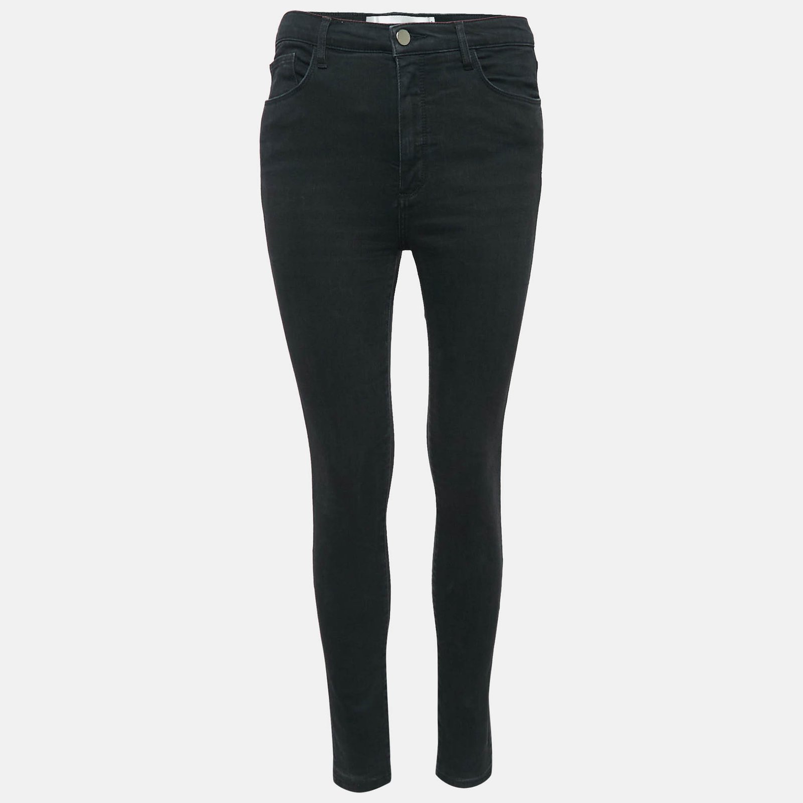Victoria Victoria Beckham Black Faded Denim Skinny Jeans M Waist 28"