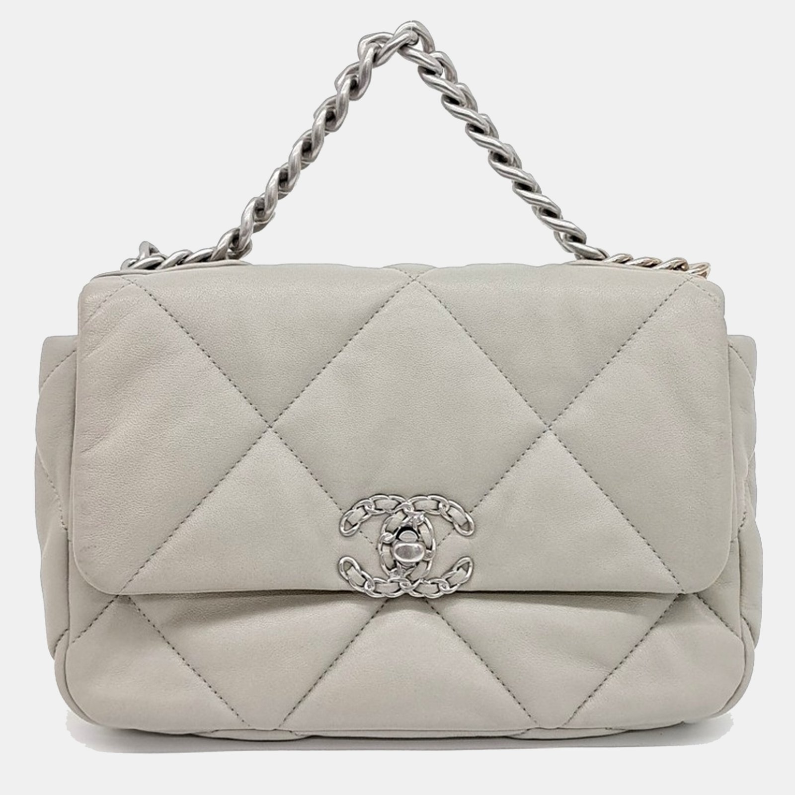 Chanel Leather 19 Small Flap Bag