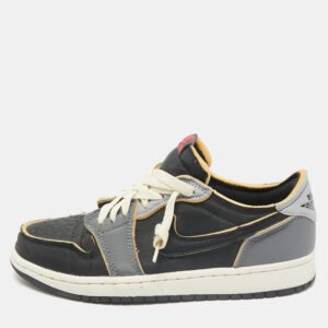 air jordans multicolor leather jordan 1 low og bleached coral sneakers size 40