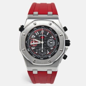 luxury-men-audemars-piguet-used-watches-p1141574-005 Audemars Piguet Black Stainless Steel Rubber Royal Oak Offshore Alinghi Polaris Limited Edition 26040ST.00.D002CA.01 Men's Wristwatch 44 mm