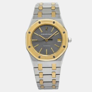 Audemars Piguet Royal Oak 4100SA Automatic Grey 18k Yellow Gold Stainless Steel  Men's Wristwatch 36mm