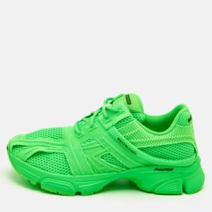 Balenciaga Neon Green Mesh Phantom Sneakers Size 45