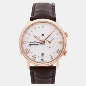 Blancpain Villeret Reveil GMT 6640-3642-55B Automatic Men's Wristwatch 40MM