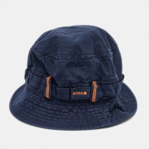 Boss By Hugo Boss Blue Cotton Bucket Hat S/M
