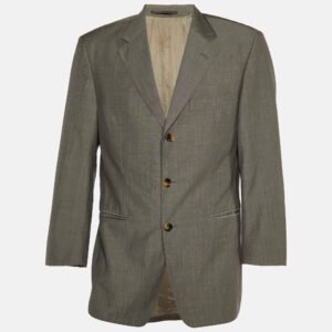 luxury-men-boss-by-hugo-boss-used-clothes-p1145623-001 Boss By Hugo Boss Grey Wool Da Vinci Blazer M
