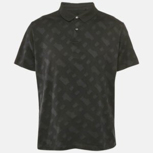 Boss By Hugo Boss Black Patterned Jersey Pack 33 Polo T-Shirt XXL