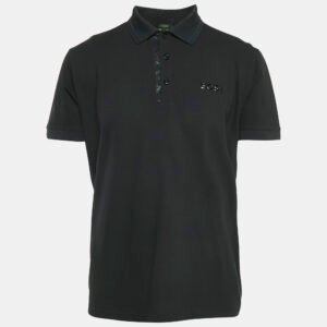Boss By Hugo Boss Black Cotton Paddy Mirror Polo T-Shirt XL