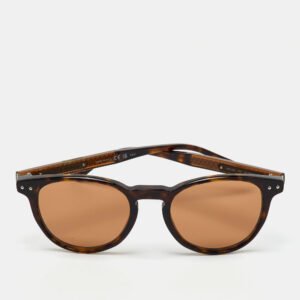 Bottega Veneta Havana/Brown BV0128S Oval Sunglasses